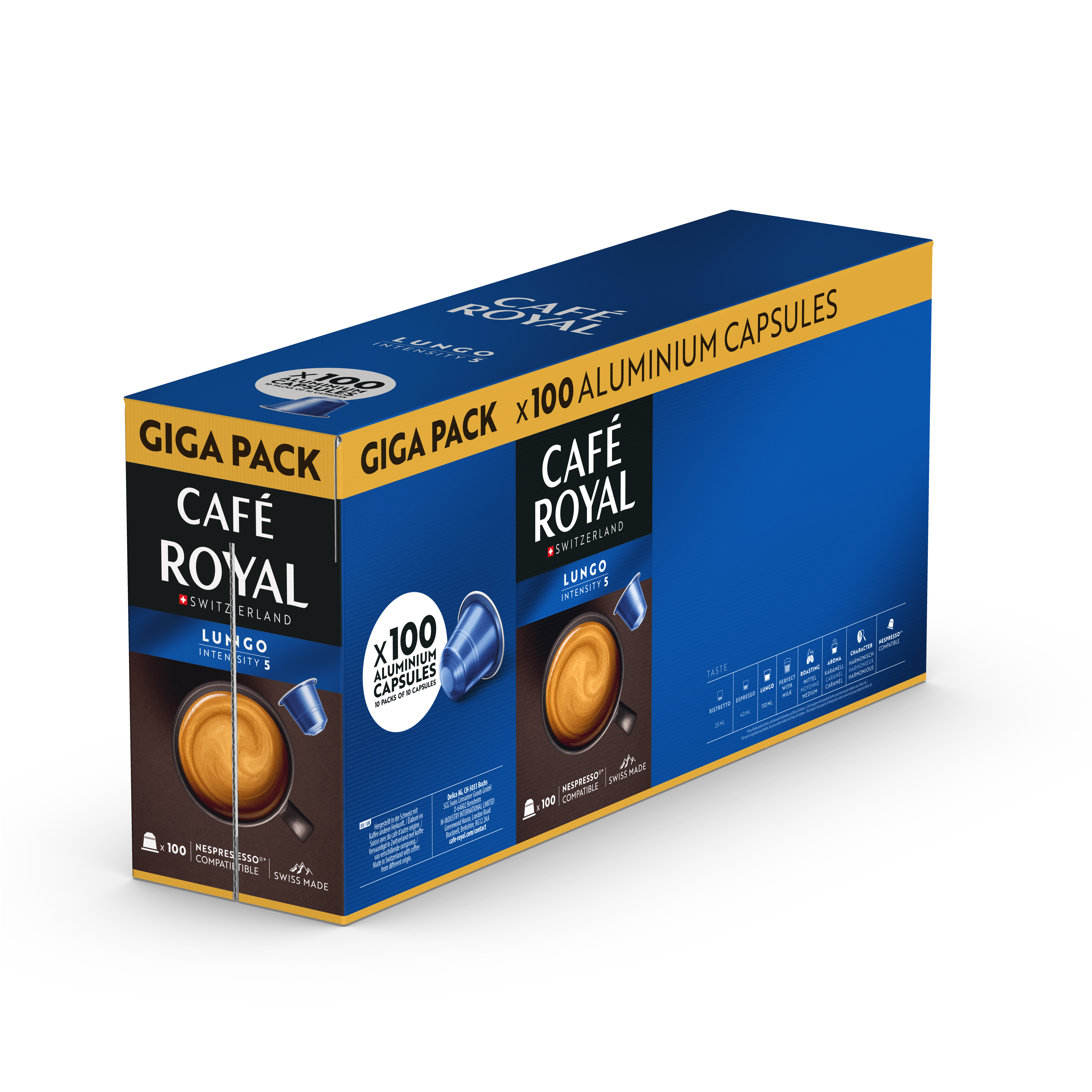 Café Royal Lungo 100 Kapseln