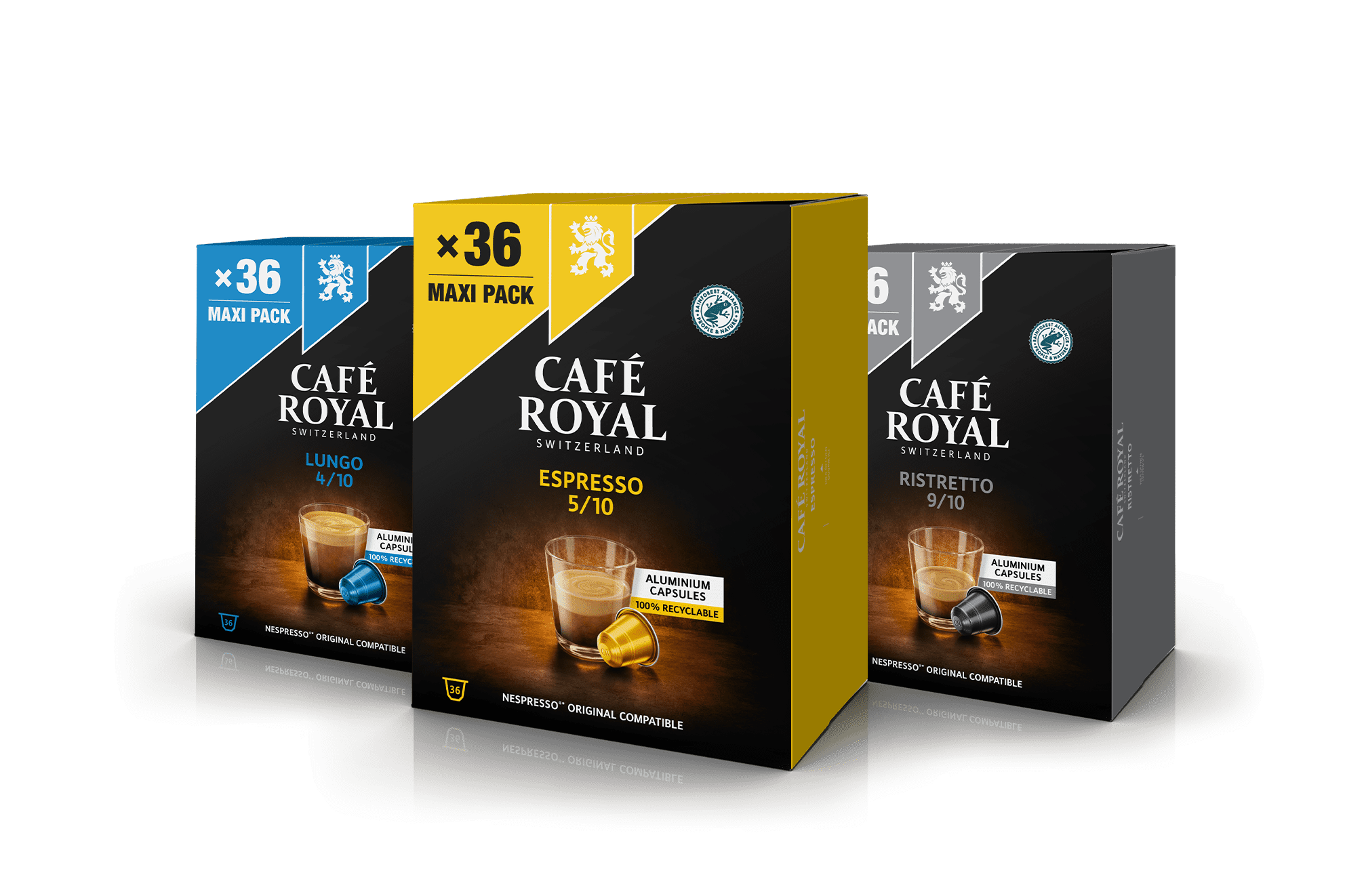 Café Royal Vanilla Flavoured 100 Capsules pour Cafetière à Café
